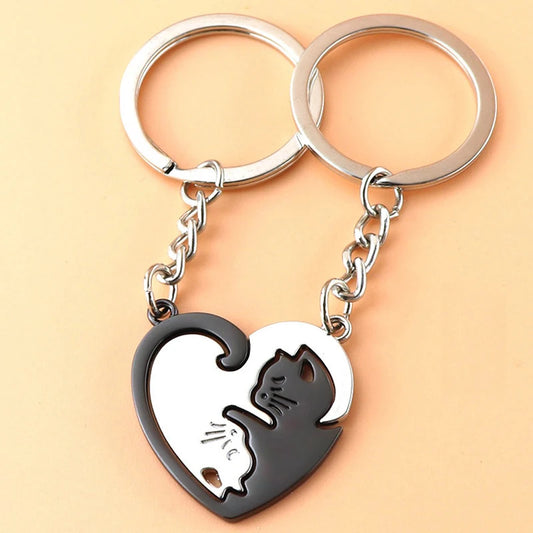 Matching Yin and Yang Cat Keychains - 7 -  rs | ONEFY.SHOP