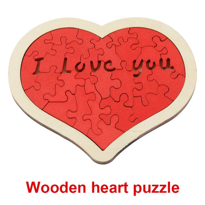Heart-Shaped Wooden "I Love You" Puzzle - 7 -  rs | ONEFY.SHOP
