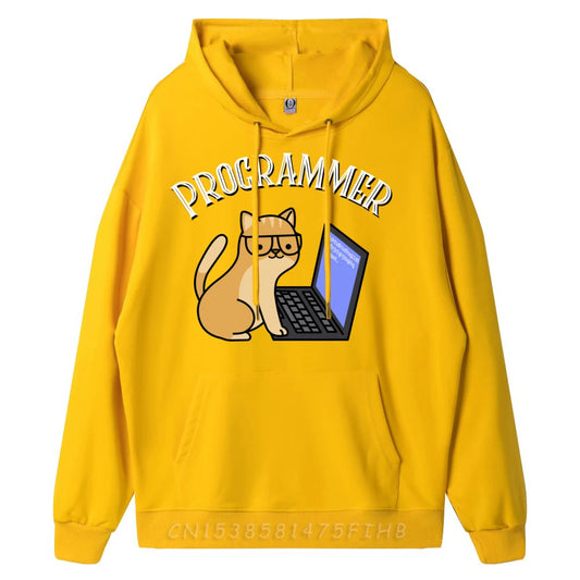 Programmer Cat Coding Enthusiast Hoodie - 2 - ps | ONEFY.SHOP