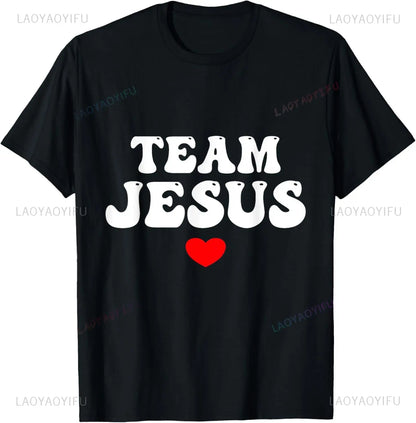 Team Jesus Faith T-Shirt - 8 - an | ONEFY.SHOP