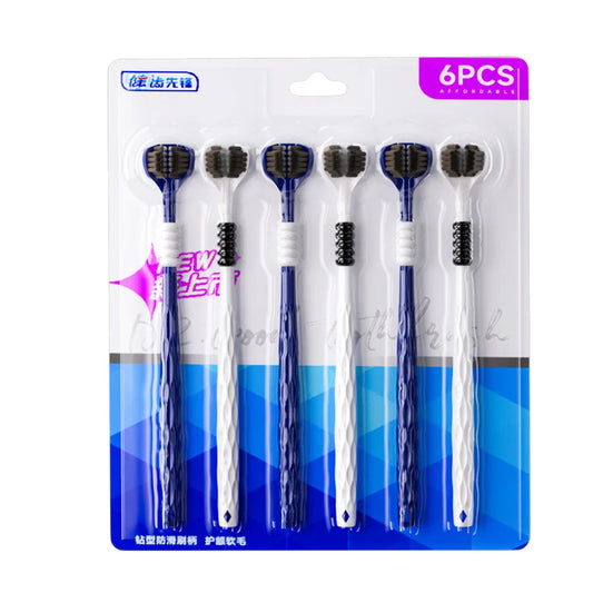 3D Triple-Sided Soft-Bristle Toothbrush - 4 -  fh | ONEFY.SHOP