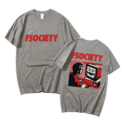FSociety Mr. Robot Themed Hacker T-Shirt - 2 - ps | ONEFY.SHOP