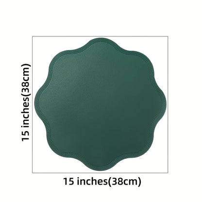 6PCS Placemats Sets Leather - 6 - km | ONEFY.SHOP