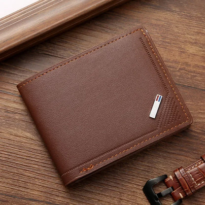 Sleek Bifold Textured Wallet - 2 - gn | ONEFY.SHOP