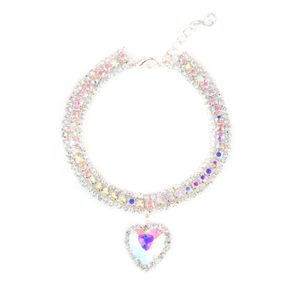 Cat Necklace Rhinestone - 5 - pn | ONEFY.SHOP
