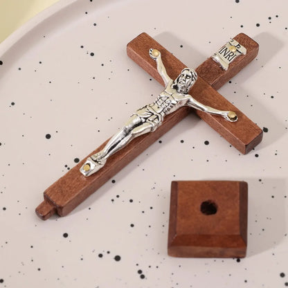 Wooden Jesus Cross with Stand - 8 - ht | ONEFY.SHOP