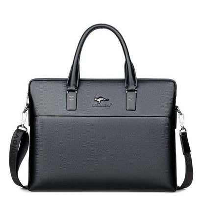 Men’s Leather Shoulder Bag - 2 - aw  | ONEFY.SHOP