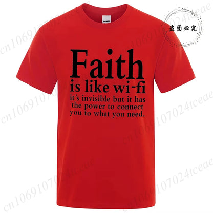 Faith Is Like WiFi Shirt - 8 - an | ONEFY.SHOP