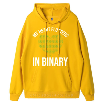 My Heart Flutters in Binary T-Shirt - 2 - ps | ONEFY.SHOP