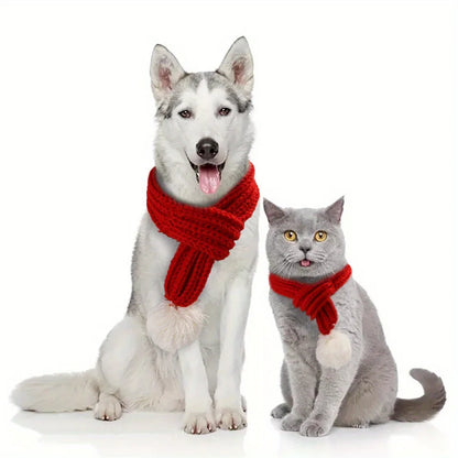 Dog Knitted Scarf Christmas for Pets - 5 - pn | ONEFY.SHOP