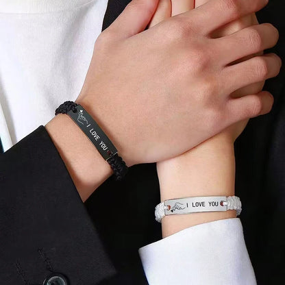 I Love You" Matching Couple Bracelets - 7 -  rs | ONEFY.SHOP