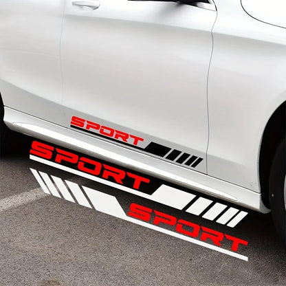 Car Side Skirt SPORT Graphic Decals  - 3 - cs | ONEFY.SHOP