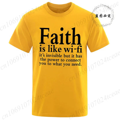 Faith Is Like WiFi Shirt - 8 - an | ONEFY.SHOP