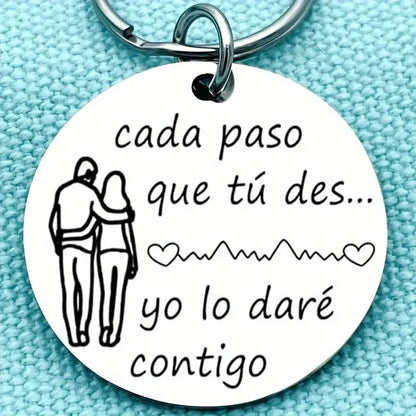 Every Step You Take..." Keychain - 7 -  rs | ONEFY.SHOP