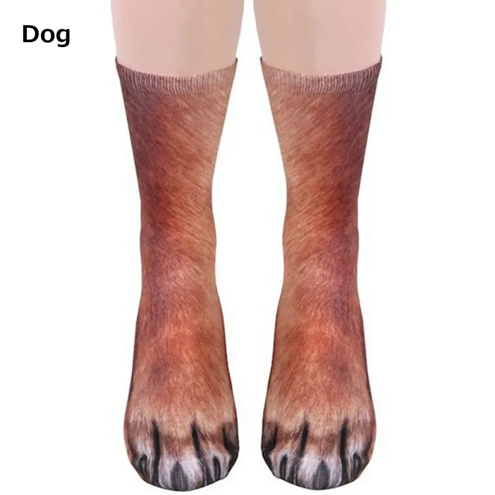 Realistic 3D Animal Paw Print Socks - 7 -  fs | ONEFY.SHOP