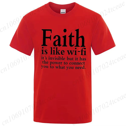 Faith Is Like WiFi Shirt - 8 - an | ONEFY.SHOP