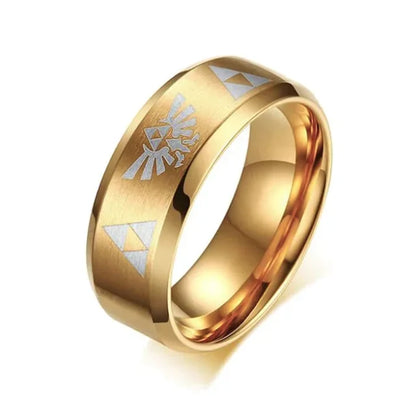 Triforce-Inspired Mythic Band Ring - 2 - gn | ONEFY.SHOP