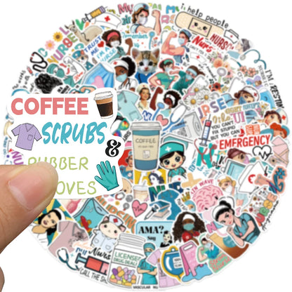 50/100PCS Funny Health Stickers - 2 - ds | ONEFY.SHOP