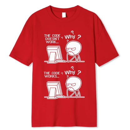 T-shirt « Code ne fonctionne pas » - 2 - PS | ONEFY.SHOP