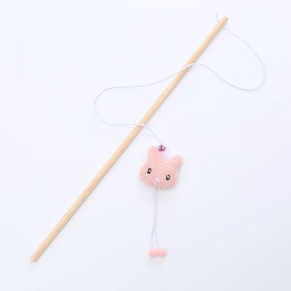 Cat Toy Wooden Pole with Bell - 9 - ps | ONEFY.SHOP