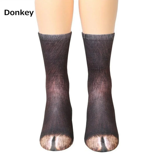 Realistic 3D Animal Paw Print Socks - 7 -  fs | ONEFY.SHOP