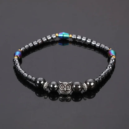 Magnetic Therapy Hematite Wellness Bracelet - 4 - fs | ONEFY.SHOP