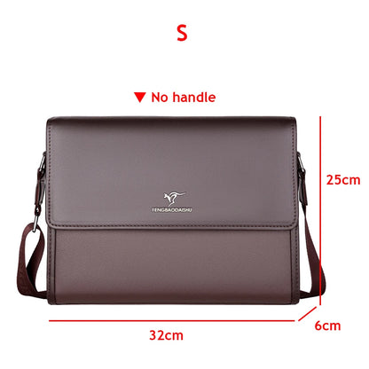 Work Business Leather Briefcase - 2 - aw | ONEFY.SHOP