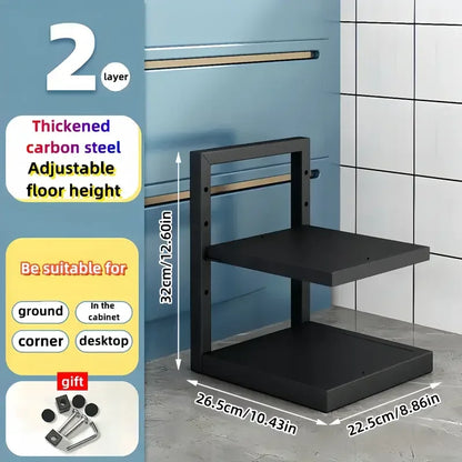 Adjustable Pot Rack Organizer - 6 - oe | ONEFY.SHOP