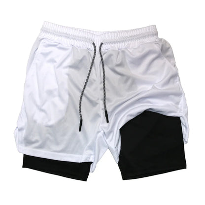 2-in-1 Men's Quick-Dry Training Shorts - 4 - fs | ONEFY.SHOP