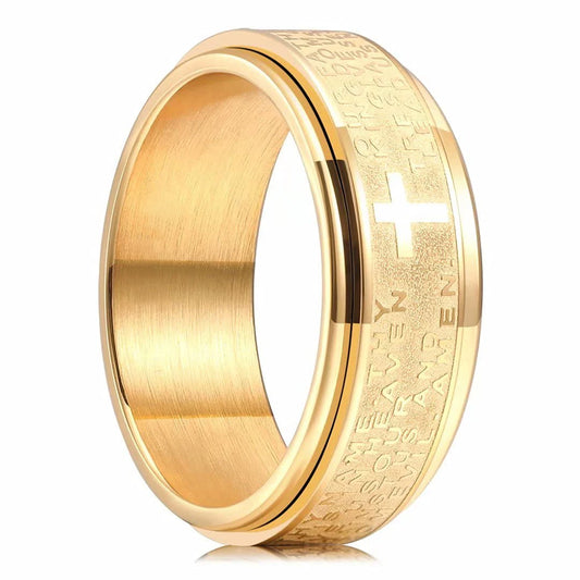 Stainless Steel Christian Rings - 8 - js | ONEFY.SHOP