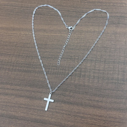 Steel Cross Necklace for Women - 8 - js | ONEFY.SHOP