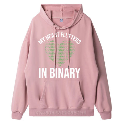 My Heart Flutters in Binary T-Shirt - 2 - ps | ONEFY.SHOP
