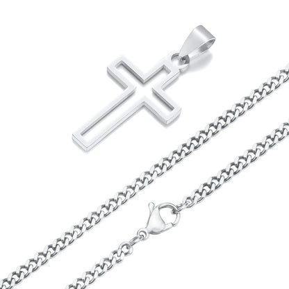 Casual Cross Necklace for Men - 8 - js | ONEFY.SHOP