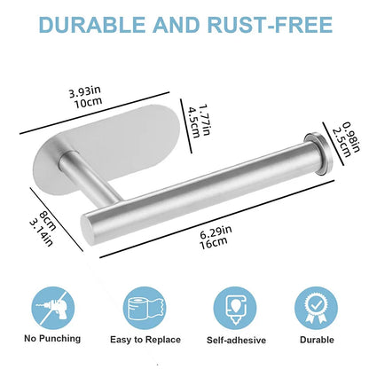 Adhesive Toilet Paper Holder - 6 - km | ONEFY.SHOP