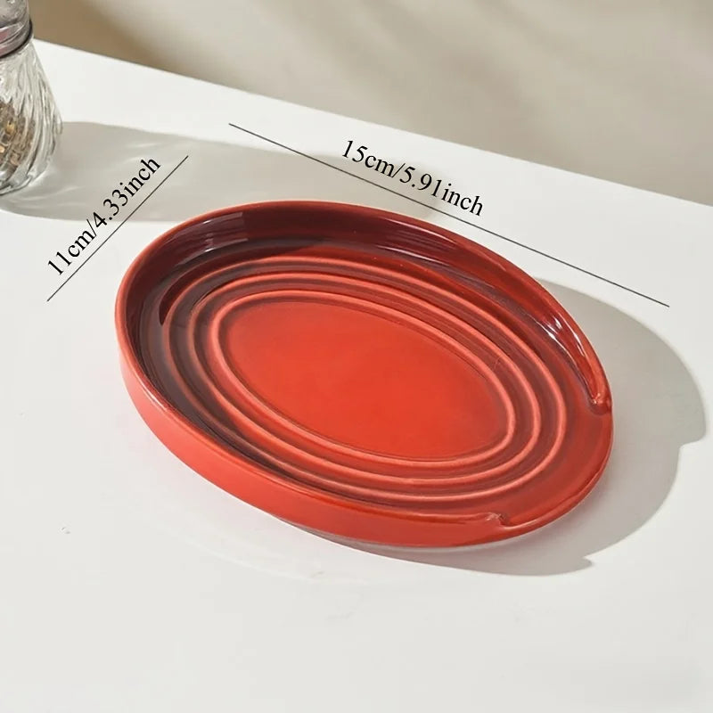 Porcelain Spoon Rest - 6 - km | ONEFY.SHOP