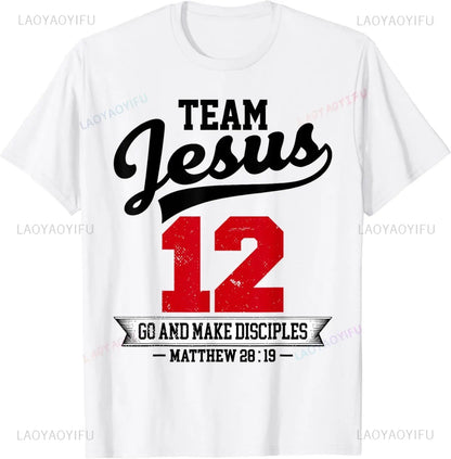 Team Jesus Faith T-Shirt - 8 - an | ONEFY.SHOP