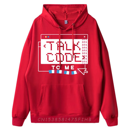 Talk Code To Me" Retro Terminal Graphic Hoodie - 2 - ps  | ONEFY.SHOP