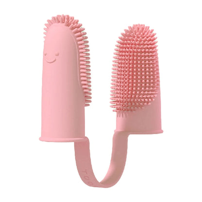 Pet Soft Double Finger Toothbrush - 5 - pe | ONEFY.SHOP