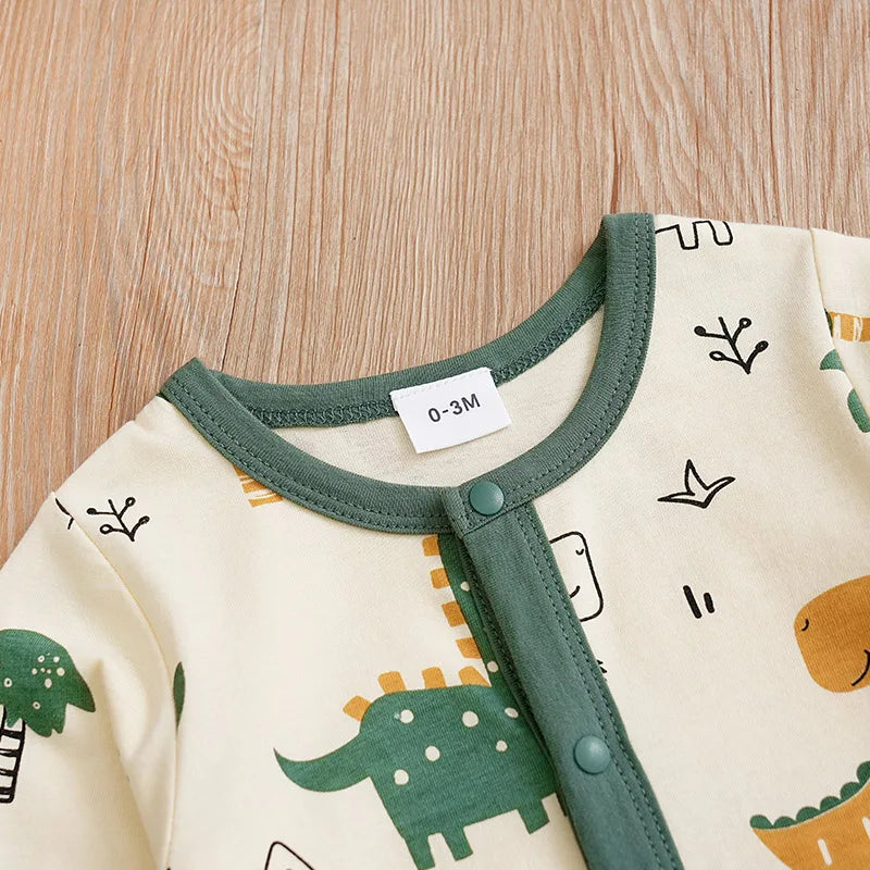 Baby Boys Jumpsuit Dino - 9 - kn | ONEFY.SHOP