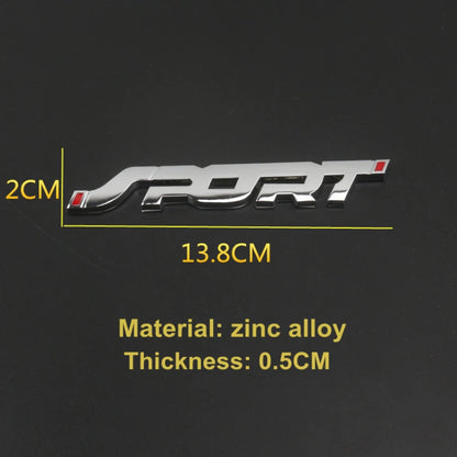 Metal 3D Sport Sticker Trunk - 3 - cs | ONEFY.SHOP