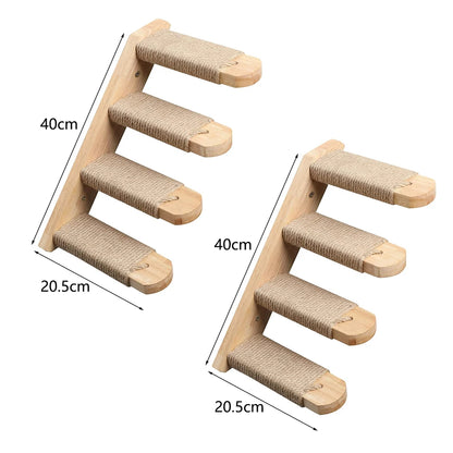 Cat Stairs Wall-Mounted Steps - 5 - ps | ONEFY.SHOP