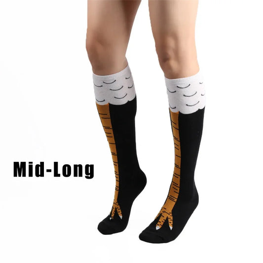 Novelty Chicken Leg Knee-High Socks - 7 -  fs | ONEFY.SHOP
