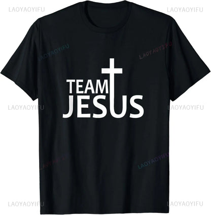 Team Jesus Faith T-Shirt - 8 - an | ONEFY.SHOP