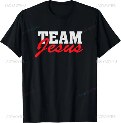 Team Jesus Faith T-Shirt - 8 - an | ONEFY.SHOP