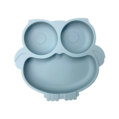 Baby Owl Dining Plate - 9 - bs | ONEFY.SHOP