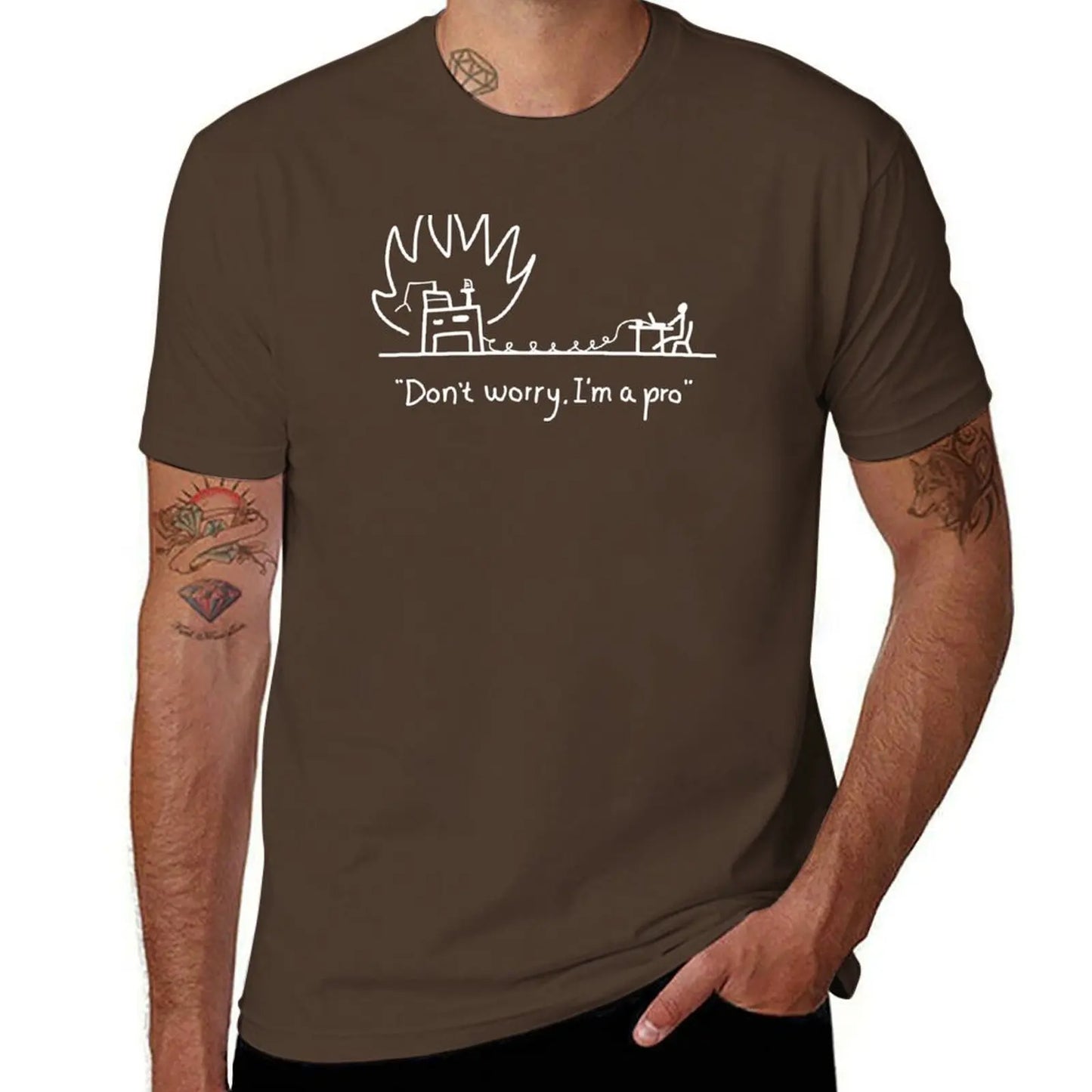 Server on Fire Programmer T-Shirt - 2 - ps