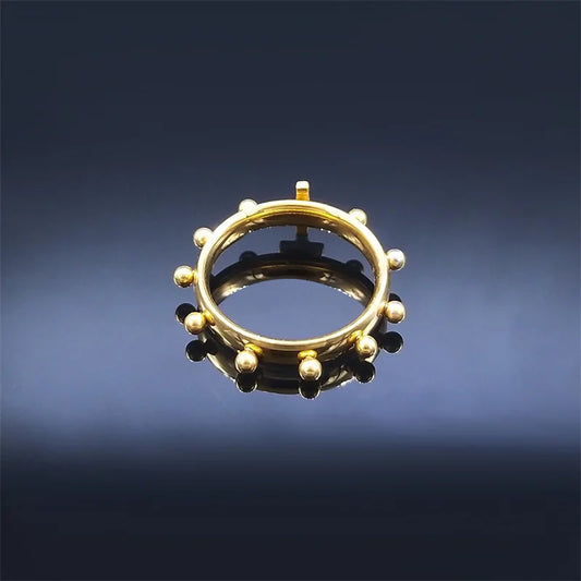 Catholic Cross Ring - 8 - js | ONEFY.SHOP