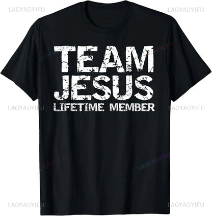 Team Jesus Faith T-Shirt - 8 - an | ONEFY.SHOP
