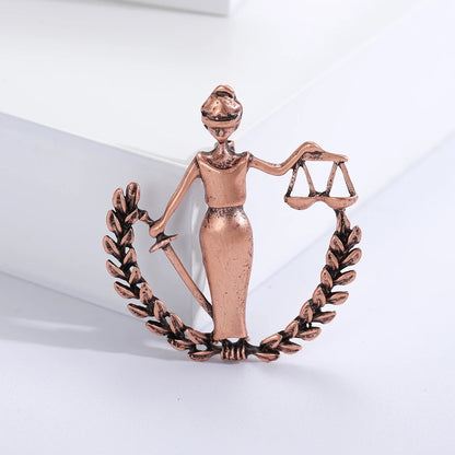 Law-Themed Brooch Pin - 2 - aw  | ONEFY.SHOP