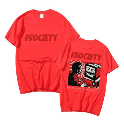 FSociety Mr. Robot Themed Hacker T-Shirt - 2 - ps | ONEFY.SHOP